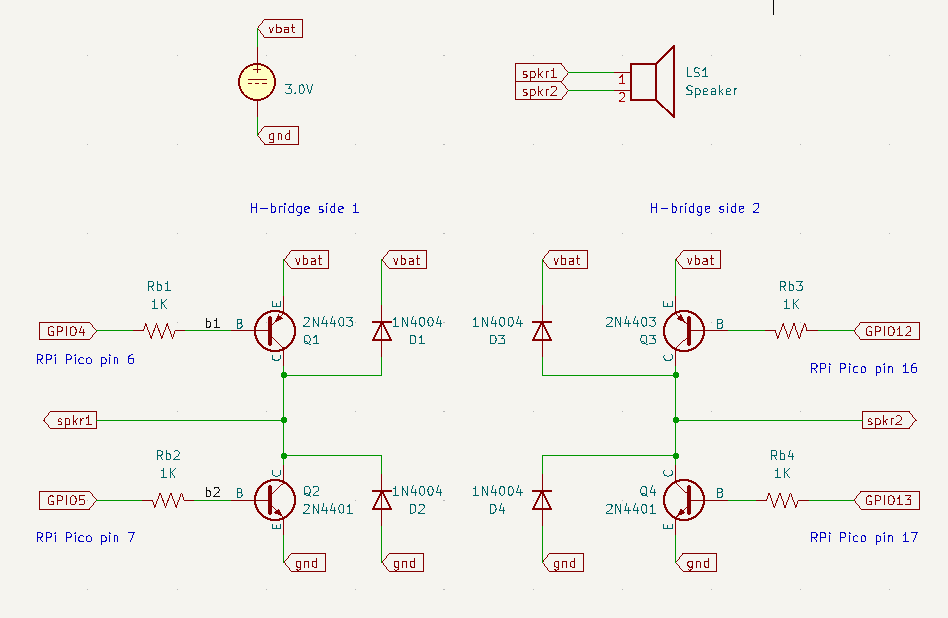 Speaker Driver Schematic